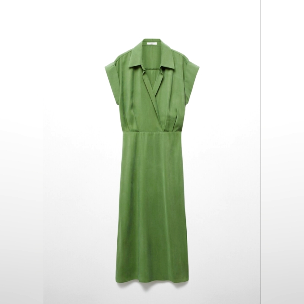 Mango Modal Shirt Dress Size 6